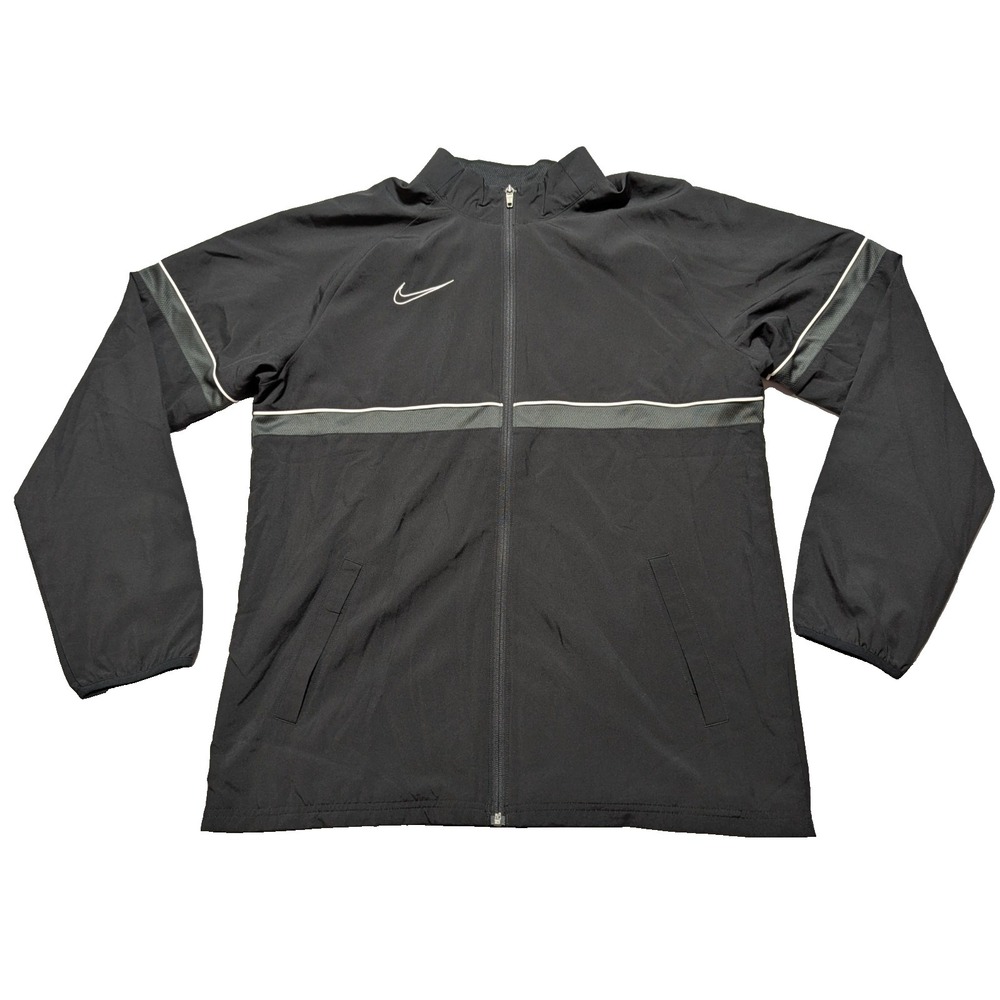 NIKE Dri-fit Nike Academy Training - Men Large Black Mesh Lined Track Jacket‎